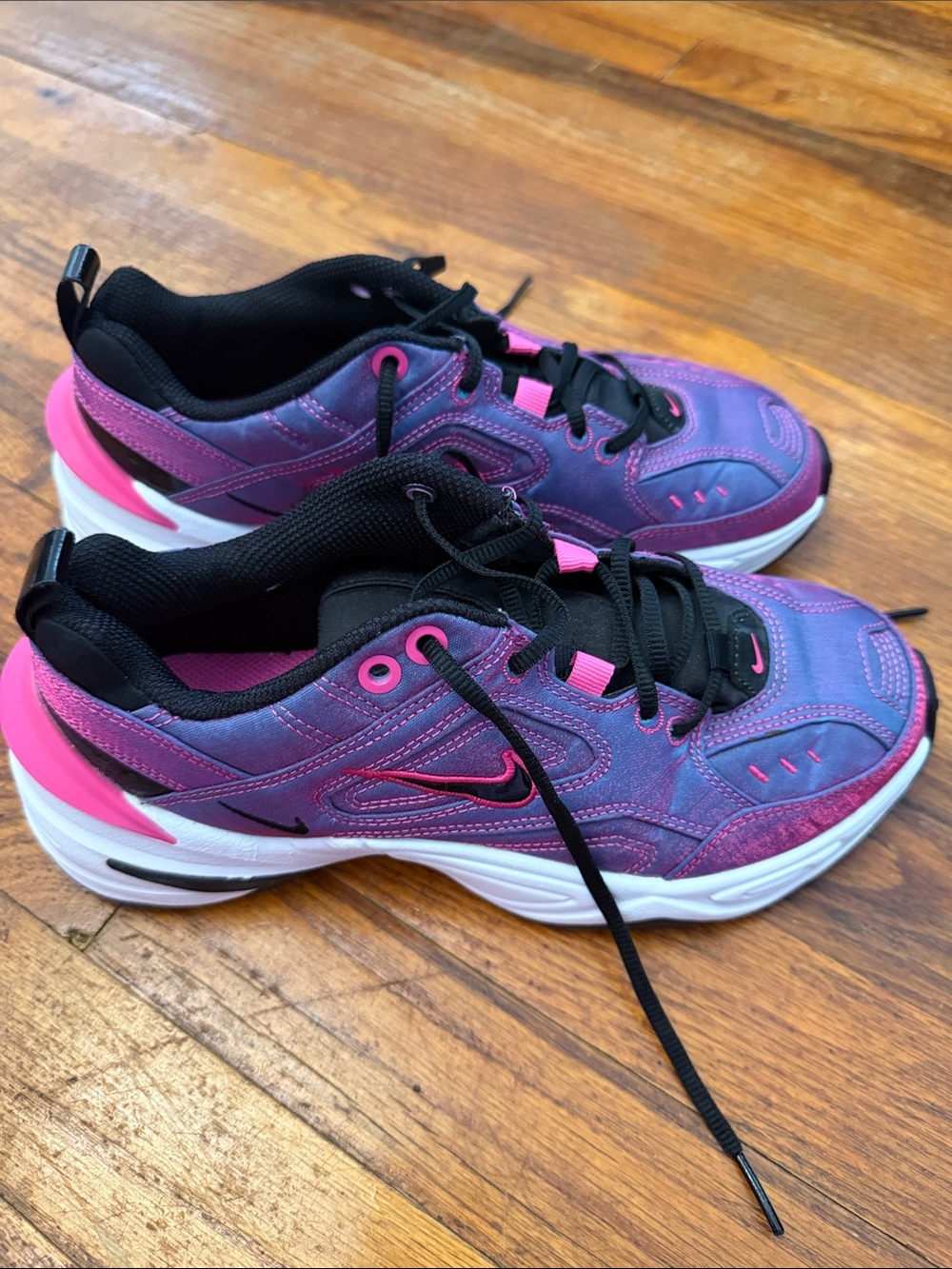 Nike Purple and Pink Running Sneakers